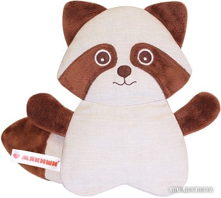 Мягкая игрушка Мякиши Разогрелка Енот с вишневыми косточками