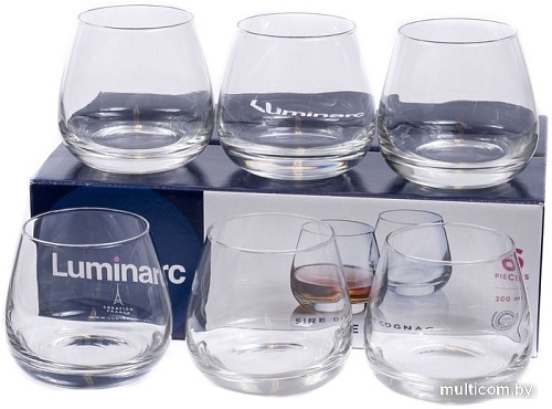 Набор стаканов для воды и напитков Luminarc Sire de Cognac P6486