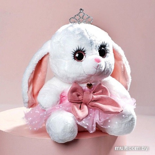 Классическая игрушка Milo Toys Зайка Ла-Пу-Ля в платье с короной 9211943