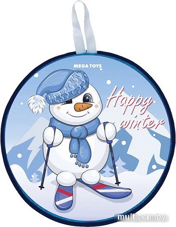 Ледянка Mega Toys Снеговик на лыжах 14411