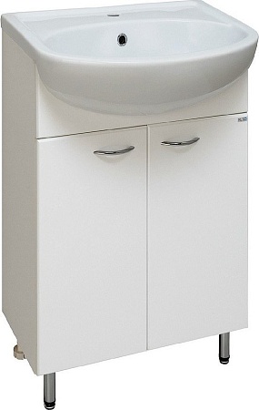 Runo Тумба с умывальником Runo Уют 50 + Уют 50 (напольная)