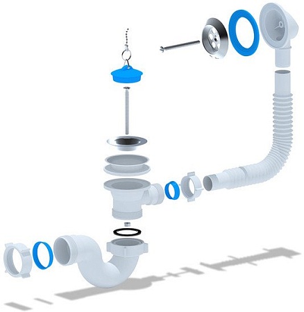 Сифон Cersanit Base 64284