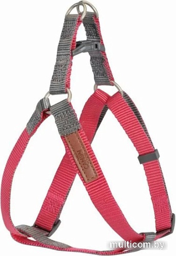 Шлея Camon DC119/P.06 (розовый/серый)