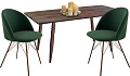 Обеденная группа Sheffilton SHT-DS117 (лиственно-зеленый/медный/палисандр)