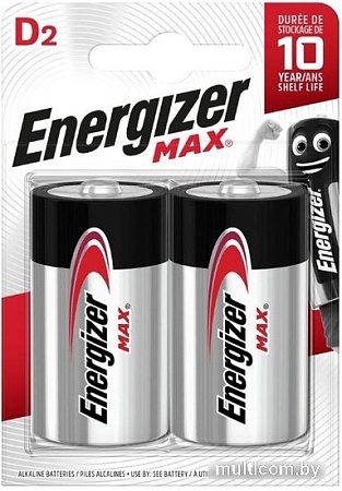 Батарейка Energizer Max E95 D 2шт