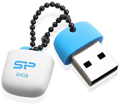 USB Flash Silicon-Power Touch T07 Blue 16GB (SP016GBUF2T07V1B)