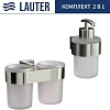 Набор аксессуаров для ванной Lauter 21TS3016 + 21TS3020 (Chrome, 2 предмета)