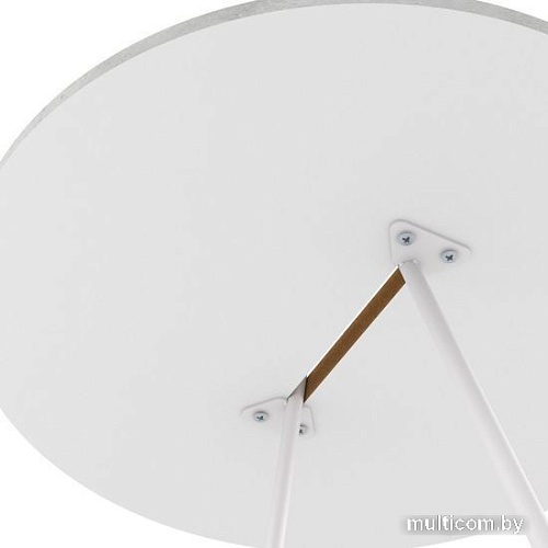 Журнальный столик Sheffilton SHT-CT36 (морская галька/белый муар)