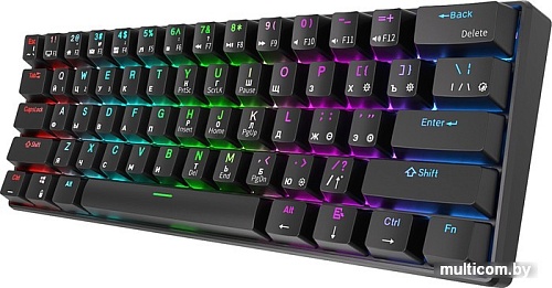 Клавиатура Royal Kludge RK61 RGB (черный, RK Red)
