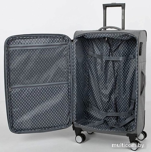 Чемодан-спиннер Grott 338-1001/3-28 (серый)