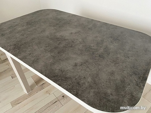 Кухонный стол Senira Р-02.06-01 (бетон/белый)