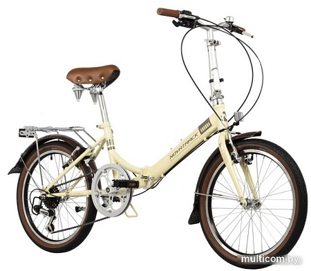 Велосипед Novatrack Aurora 3.6 20 2024 20FAURORA6S.BG4 (бежевый)