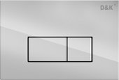 Панель смыва D&K Rhein DB1499001 (хром)