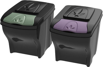 Система сортировки мусора Bama Pattumiera Poker Office Set 2x20 Lt (2 шт)
