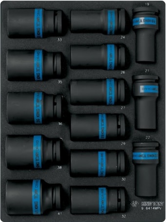 Набор головок слесарных King Tony 9-6414MPV