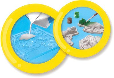 Набор для создания поделок/игрушек SES Creative Из гипса Мир динозавров 01403