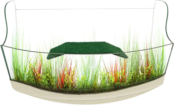 Акватеррариум Hydroterra Illusion (150л, белый)