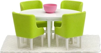 Мебель для кукольного домика Lundby Обеденная группа 60209000
