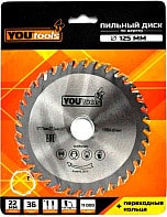 Пильный диск Yourtools Z36 125/22мм