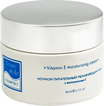 Beauty Style Крем для лица Аква 24 увлажняющий с витамином Е (50 мл)