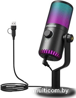 Проводной микрофон Maono DM30 RGB (черный)