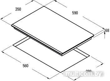 Варочная панель CATA IB 2 Plus BK