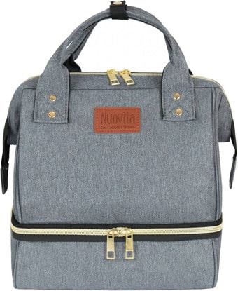 Рюкзак для мамы Nuovita Capcap Mini (серый)