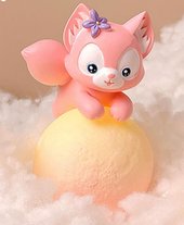 Настольная лампа ILikeGift Cute Little Fox 137P-JM8268-01 (фиолетовый)