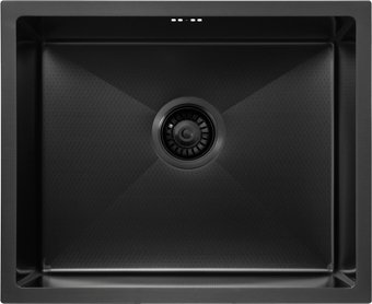 Кухонная мойка Basic Pvd Nano Decor 55x45 (черный)