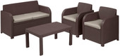 Набор садовой мебели Keter Georgia Set (коричневый)