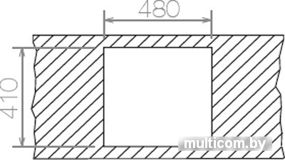 Кухонная мойка Asil AS 218 F (матовая, 1.2 мм)