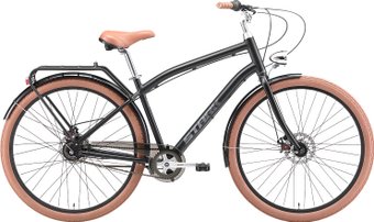 Велосипед Stark Comfort Man 28 D 8 speed р.18 HQ-0017939 2025 (черный матовый/темно-серый)