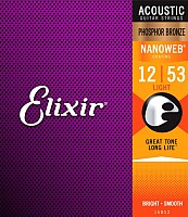 Струны для гитары Elixir Strings 16052 12-53