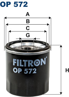 Масляный фильтр Filtron OP 572