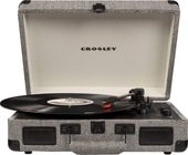 Crosley Cruiser Deluxe (серый с плетеным узором)