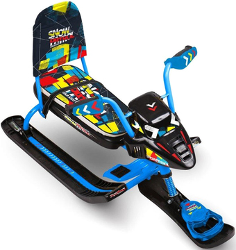 Снегокат Nika Snowpatrol СНД2/SP4 (черный/синий каркас)