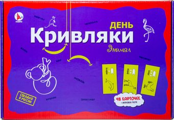 Настольная игра ILikeGift День Кривляки. Энимал Р4118