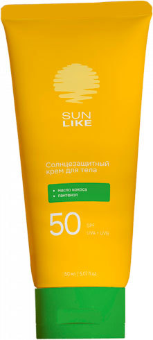 Крем солнцезащитный Sun Like Для тела SPF50 (150мл)