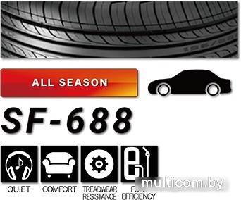 Автомобильные шины Sunfull SF-688 205/70R15 96H