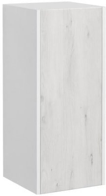 Акватон Шкаф-полупенал Сакура 33 1A220803SKW8R (правый, белый/ольха)