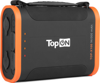 Портативная зарядная станция TopON TOP-X100 (черный/оранжевый)