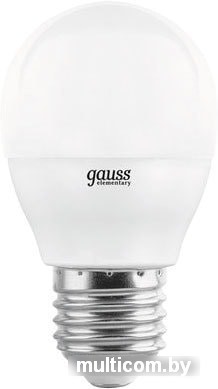 Светодиодная лампа Gauss Globe-dim E27 7 Вт 4100 К 105102207-D