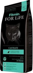 Корм для кошек Fitmin For Life Castrate 8 кг