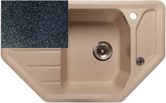 Кухонная мойка Gerhans E08 (черный)