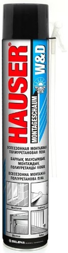 Монтажная пена Hauser W&D всесезонная (480 мл)