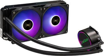 Кулер для процессора ExeGate BlackWater-240V2.PWM.RGB EX293457RUS