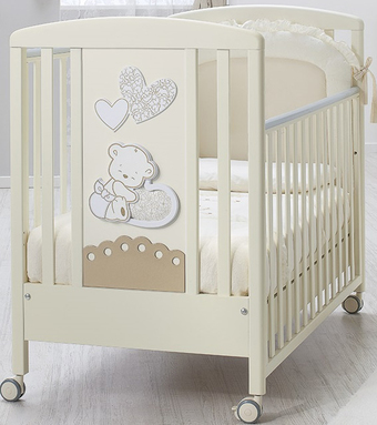 Классическая детская кроватка Italbaby Love 070.0840-6 (кремовый)