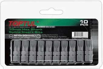 Набор бит Toptul FSFA1208G (10 предметов)