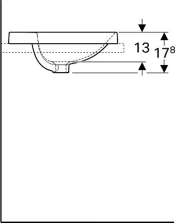 Умывальник Geberit VariForm 500.707.01.2