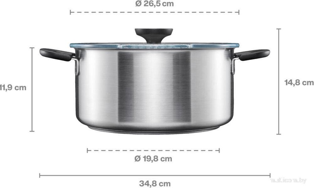 Кастрюля Fiskars Functional Form 1072317